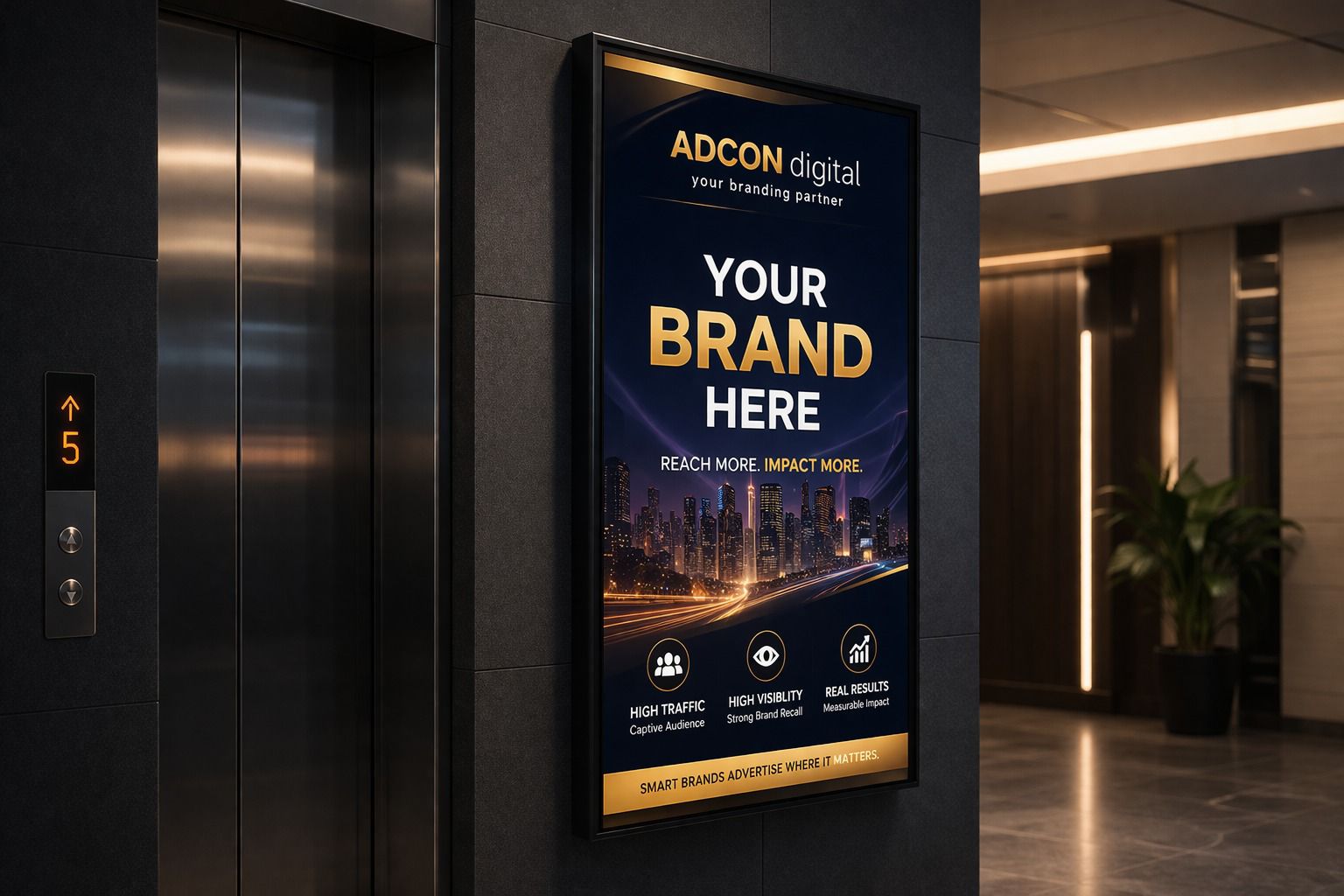 LED Elevator Ads